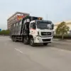 dongfeng-xinqi-d7-40cbm-compactor-truck-front-right-01 东风新汽D7前四后八40方压缩式垃圾车