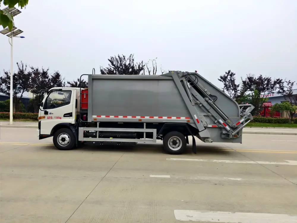jac-junling-g5-11cbm-electric-garbage-compactor-truck-left-side 江淮骏铃G5 11方纯电动压缩式垃圾车