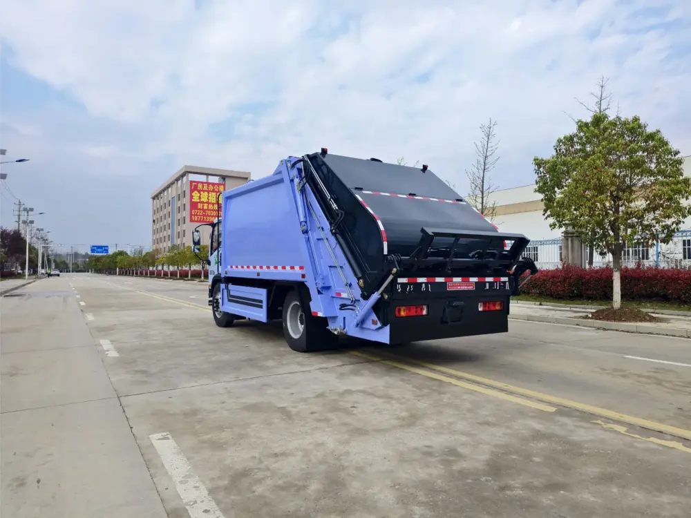 解放虎6G纯电动13方压缩式垃圾车