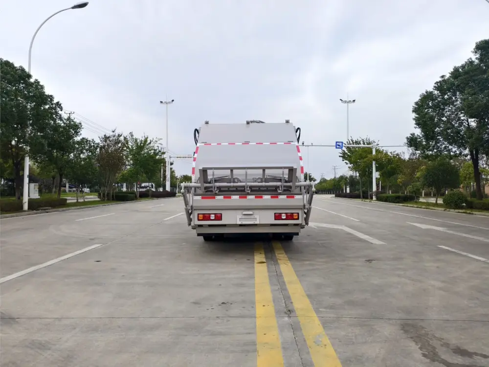 shacman-dechuang-10-12cbm-electric-garbage-compactor-truck-rear 陕汽德创10-12方纯电动压缩式垃圾车