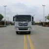 东风d9-12方-压缩式垃圾车-蓝色涂装-正前外观 东风D9 12方压缩式垃圾车