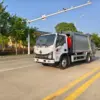 东风华神v3-hzh5080zyse6lh-7方-压缩式垃圾车-前侧45度-01 东风华神V3 7方压缩式垃圾车