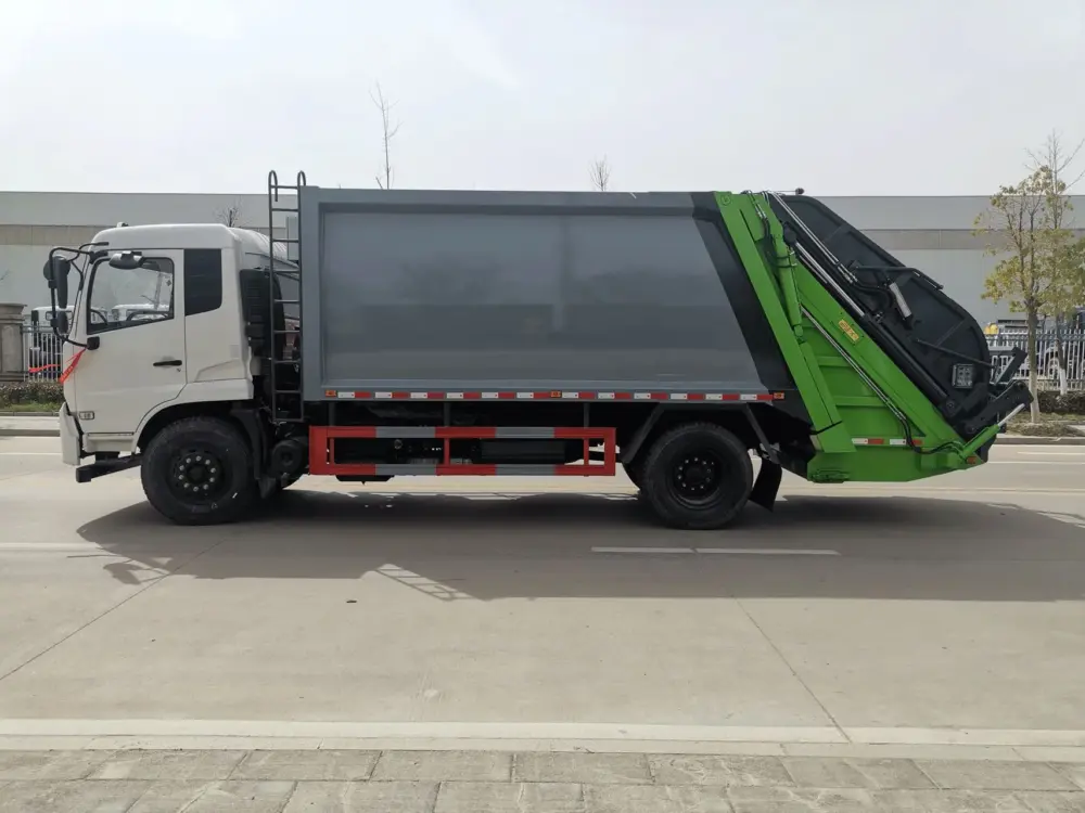 东风天锦vr-16-18方-压缩式垃圾车-车身侧面-01 东风天锦VR 16-18方压缩式垃圾车