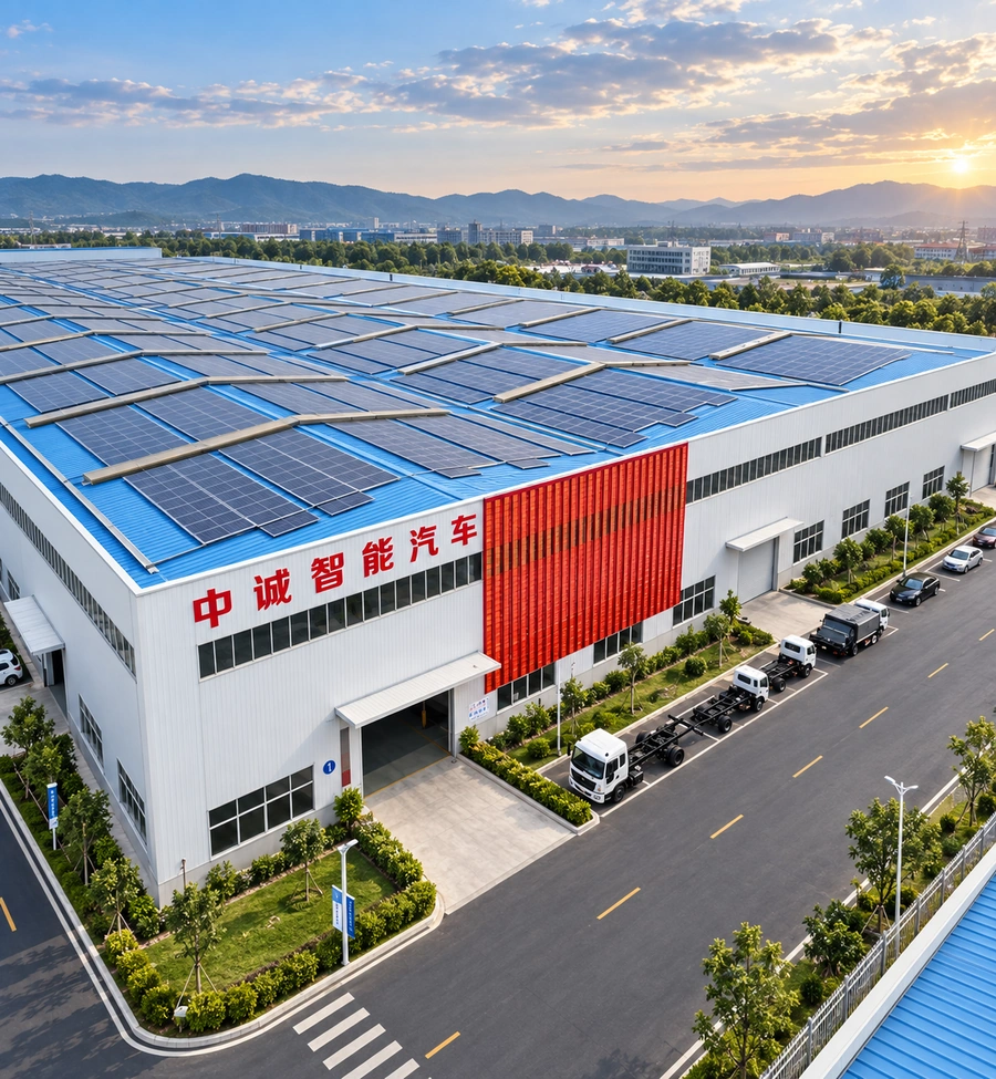 首页 11 中诚智能汽车 工厂航拍