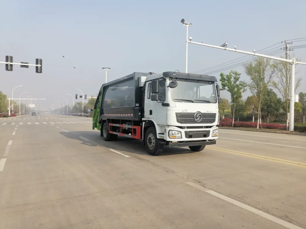 陕汽18方压缩式垃圾车
