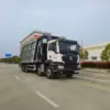 陕汽德龙-前四后八40方-压缩式垃圾车-前侧45度-02 陕汽德龙M3000S前四后八40方压缩式垃圾车
