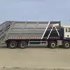 陕汽德龙-前四后八40方-压缩式垃圾车-车身侧面-01 陕汽德龙M3000S前四后八40方压缩式垃圾车