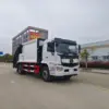 陕汽德龙l5000-压缩式垃圾车-前侧45度-02 陕汽德龙L5000单桥16方压缩式垃圾车