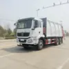 陕汽德龙m3000-后双桥25方-压缩式垃圾车-前侧45度-01 陕汽德龙m3000-后双桥25方-压缩式垃圾车-前侧45度-01